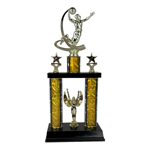 Trofeo de Tubo con Figura Serie 50 de Baloncesto
